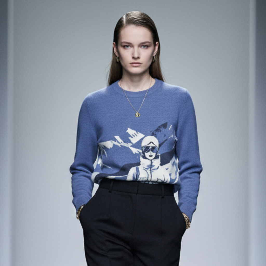 Unisex Knit Sweater MOUNTAIN EDGE | Limited #006