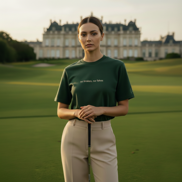 Knit Tee NO BRAKES in Pine | Limited #007