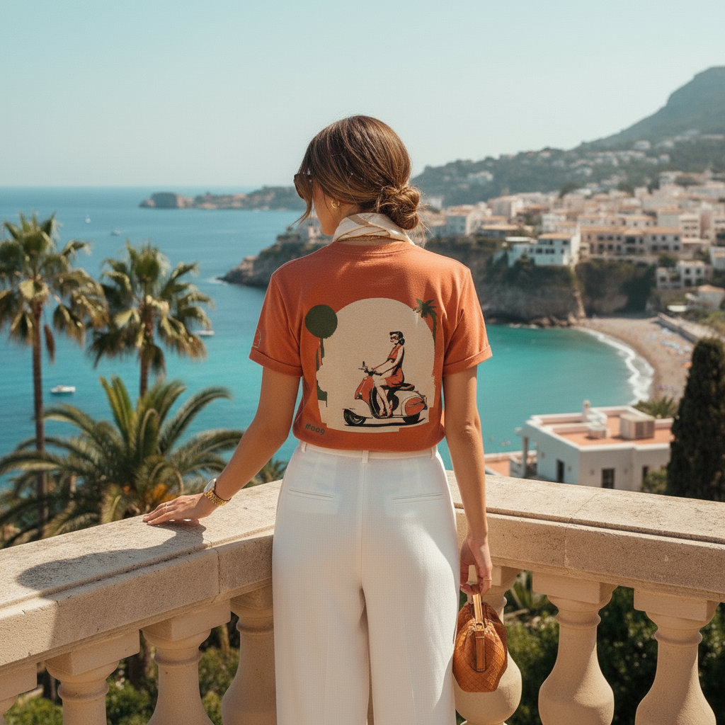 Knit Tee POOR BOYS in Burn Orange | Limited #009