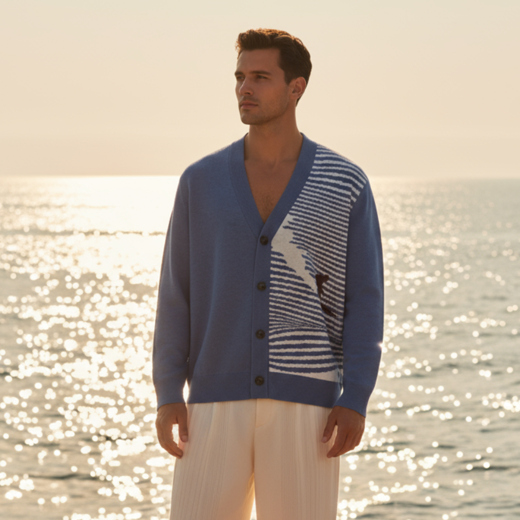 Unisex Knit Cardigan SURF & BREEZE | Limited #033