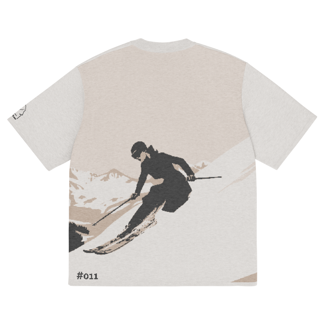 Knit Tee CHAOS COORDINATOR in Bone | Limited #011