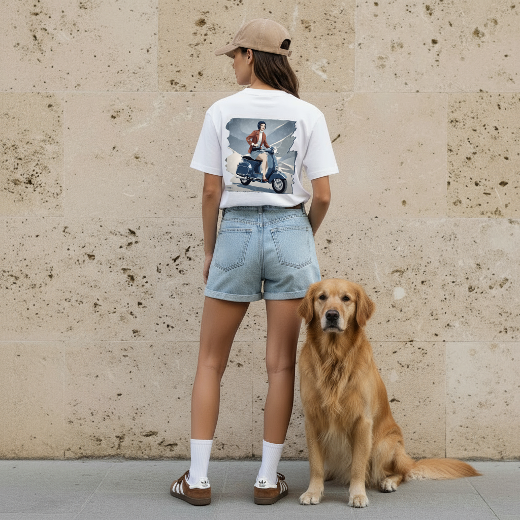 Oversized Tee NO PLAN B in Off-White | Limited #001