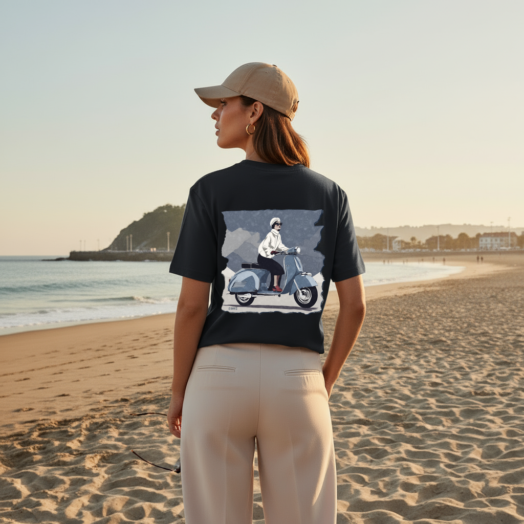 Oversized Tee SORRY DARLING in Off-Black | Limited #002