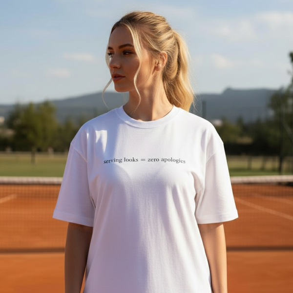 Oversized Tee SERVING LOOKS in Off-White | Limited #014