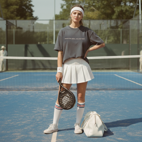 Oversized Tee SMASH THE GAME in Off-Black | Limited #017