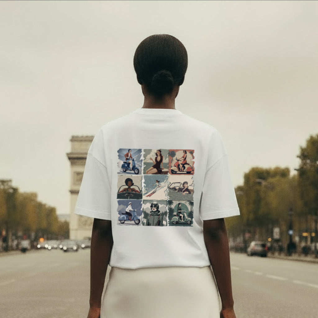 Oversized Tee NINE STORIES in Off-White