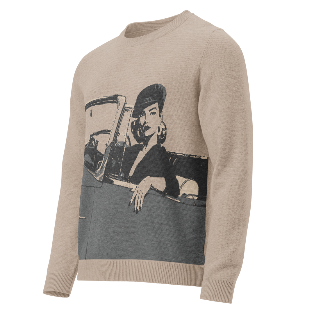 Unisex Knit Sweater CABRIO MOOD in Coco | Limited #019