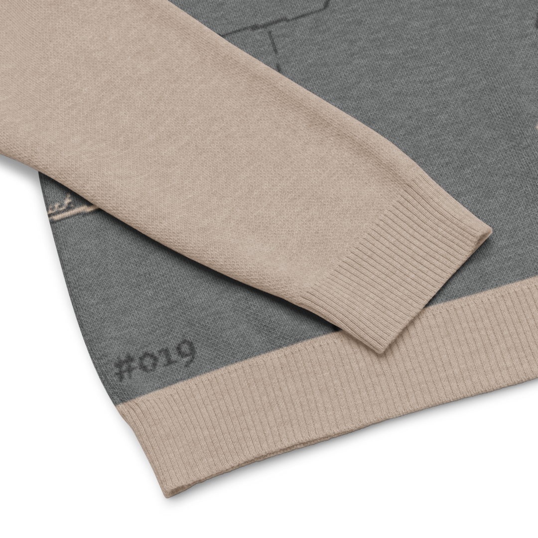 Unisex Knit Sweater CABRIO MOOD in Coco | Limited #019