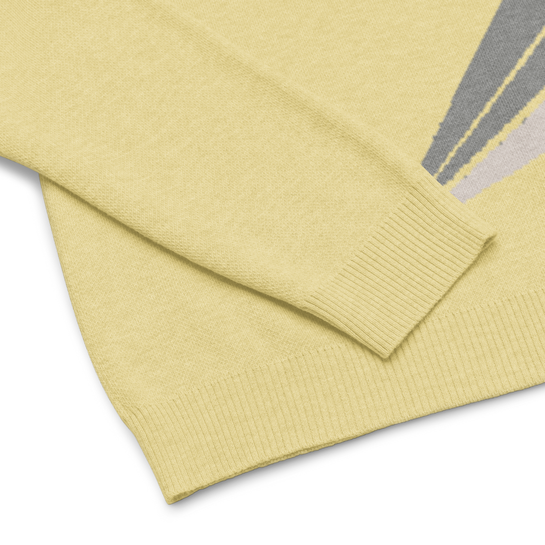 Unisex Knit Sweater TENNIS STRIKE in Mellow | Limited #031