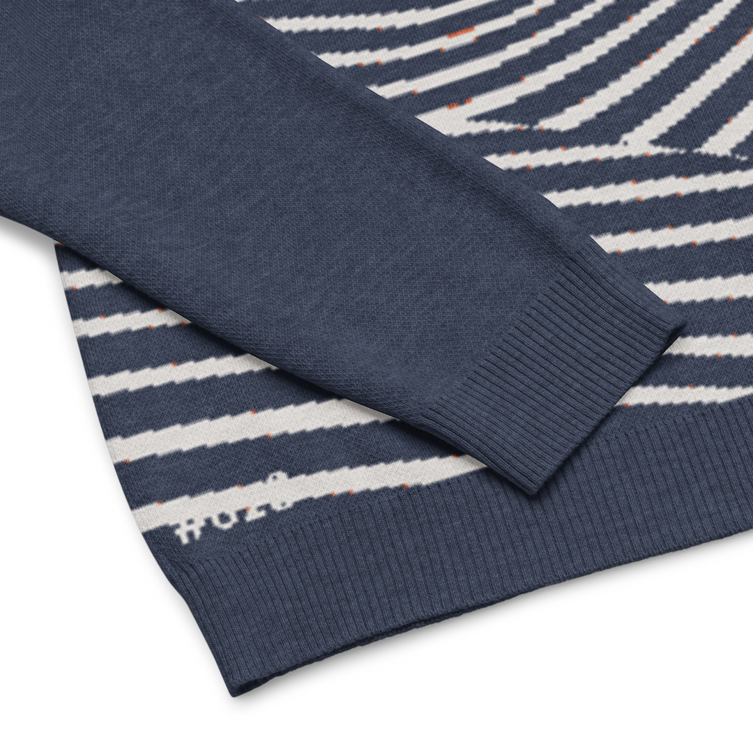Unisex Knit Sweater SAIL FREE in Navy | Limited #028