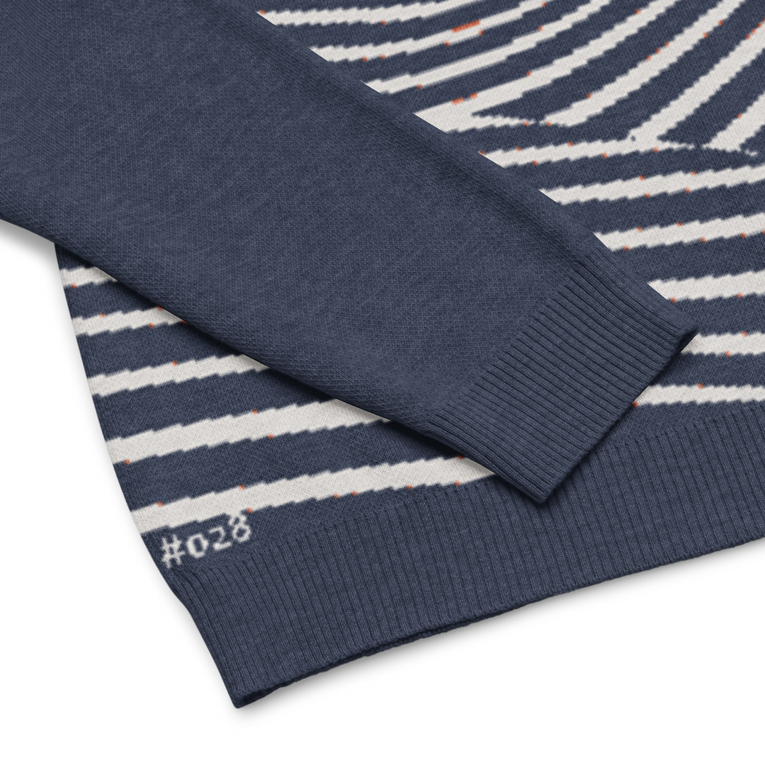 Unisex Knit Sweater SAIL FREE in Navy | Limited #028
