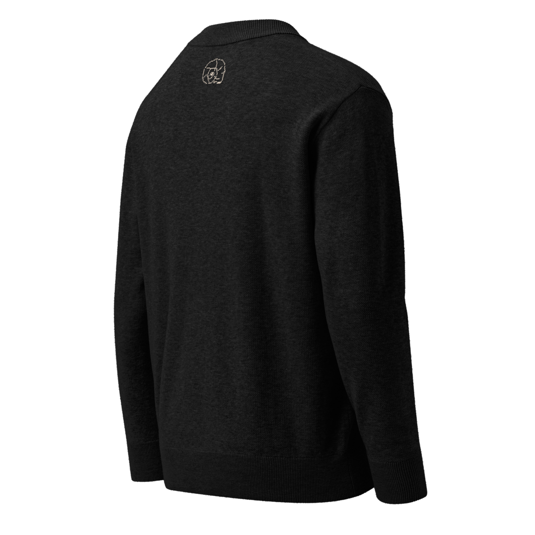 Unisex Knit Cardigan HUNTING RIDE in Black | Limited #032