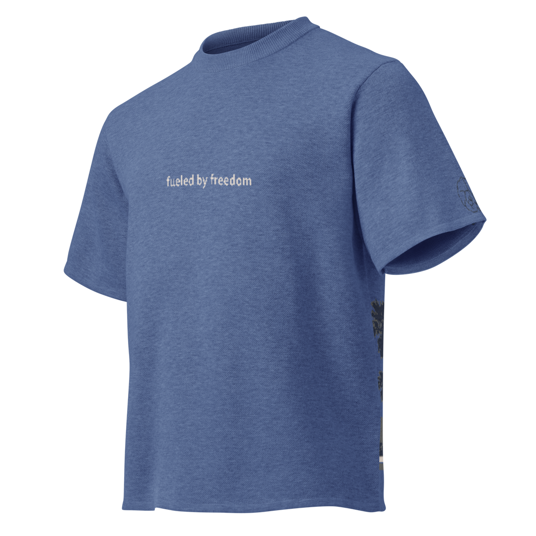 Unisex Knit Tee FUELED BY FREEDOM | Limited #023