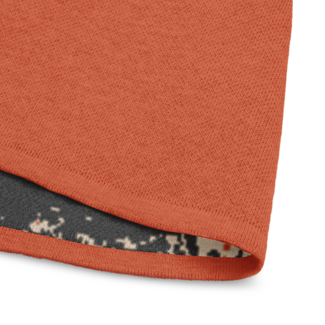 Unisex Knit Tee RISKY in Burn Orange | Limited #021