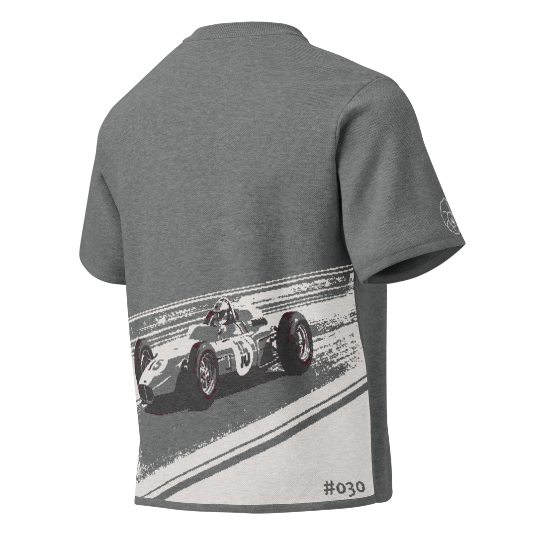 Unisex Knit Tee UNFOLLOW THE CROWD in Dark Grey | Limited #030