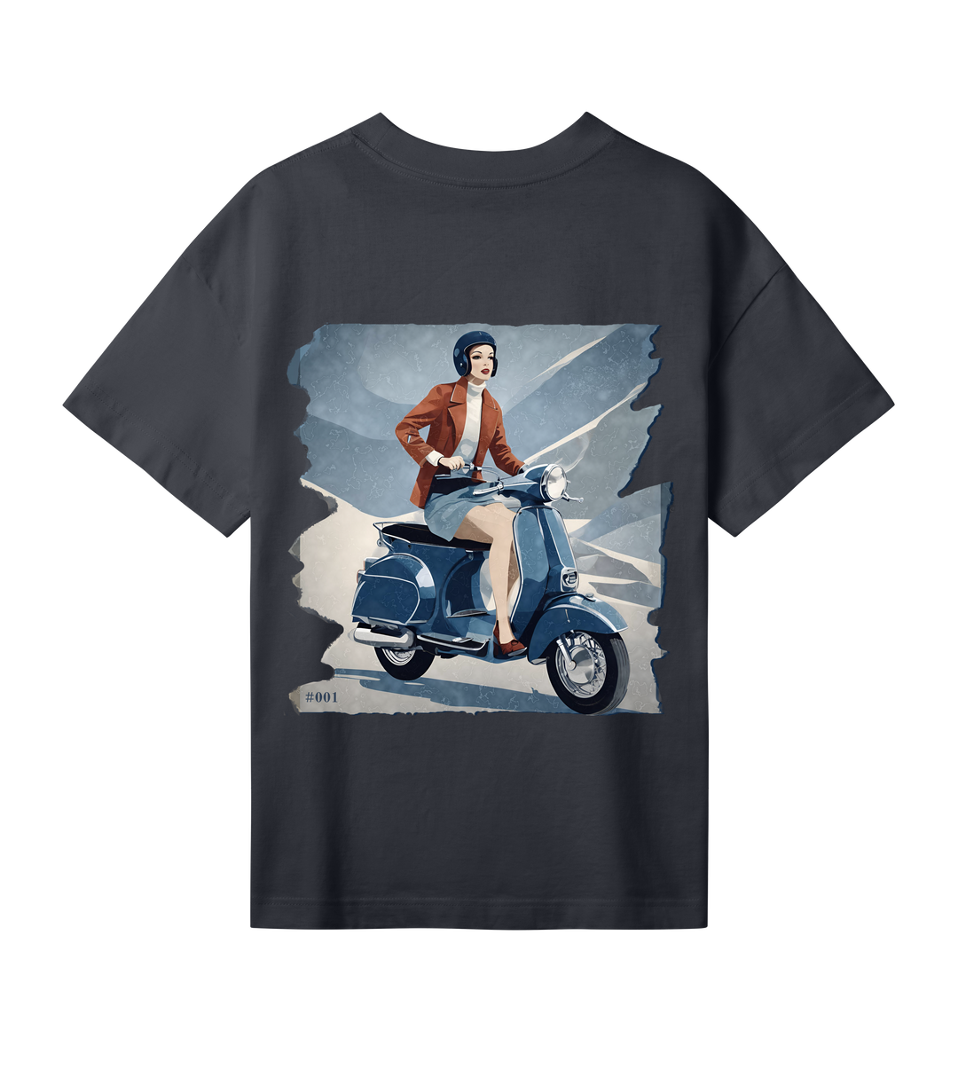 Oversized Tee NO PLAN B in Off-Black | Limited #001