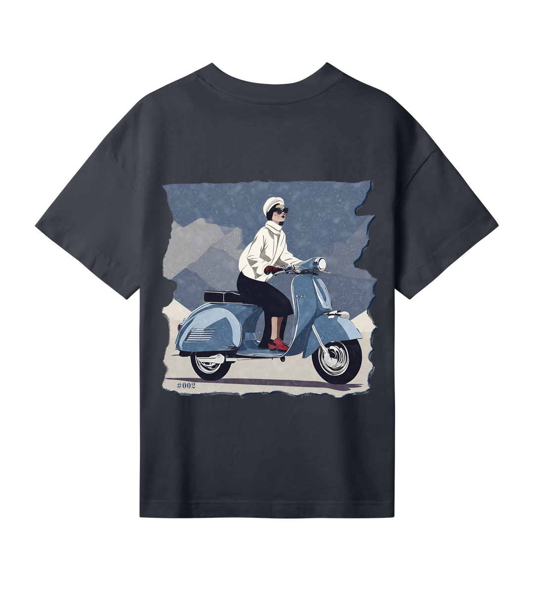 Oversized Tee SORRY DARLING in Off-Black | Limited #002