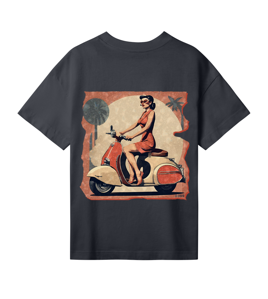 Oversized Tee POOR BOYS in Off-Black | Limited #009