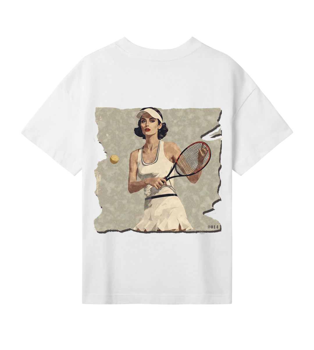 Oversized Tee SERVING LOOKS in Off-White | Limited #014