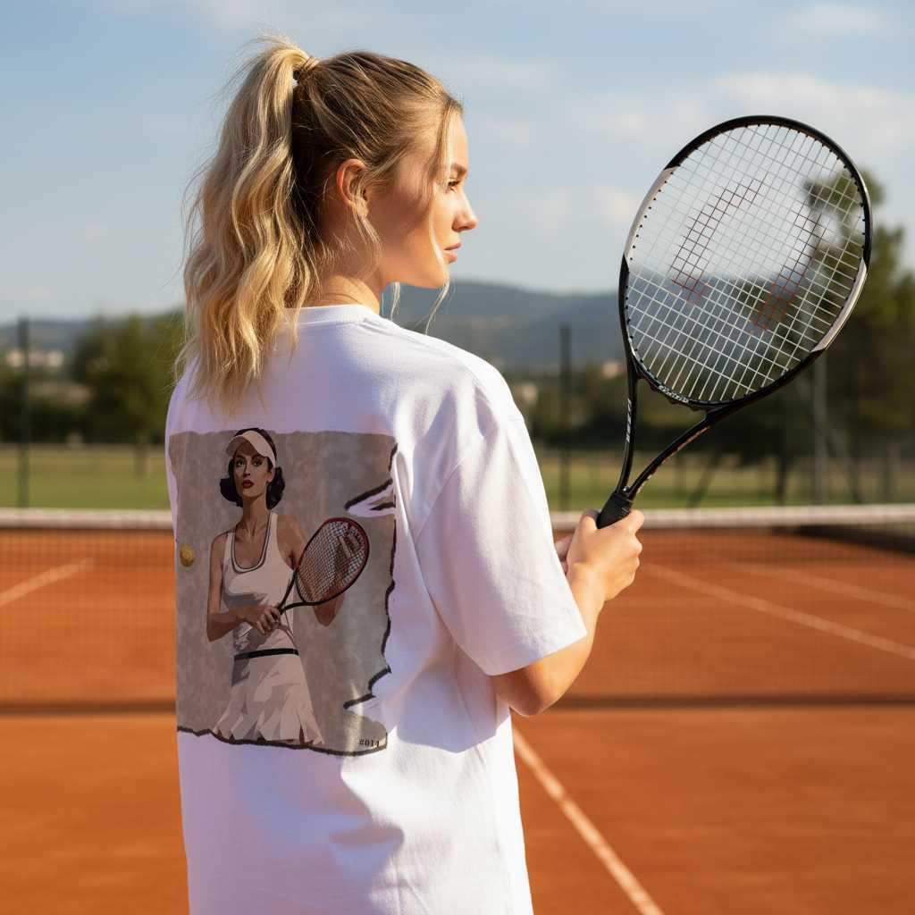 Oversized Tee SERVING LOOKS in Off-White | Limited #014