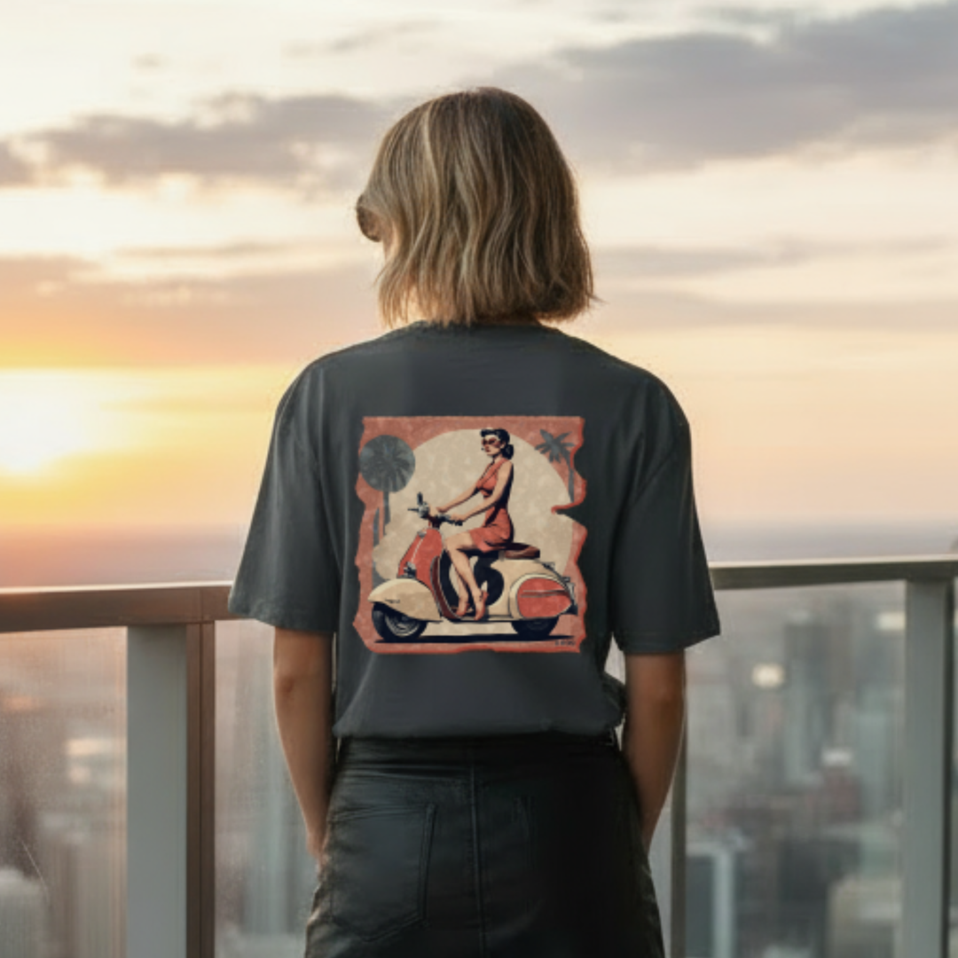 Oversized Tee POOR BOYS in Off-Black | Limited #009