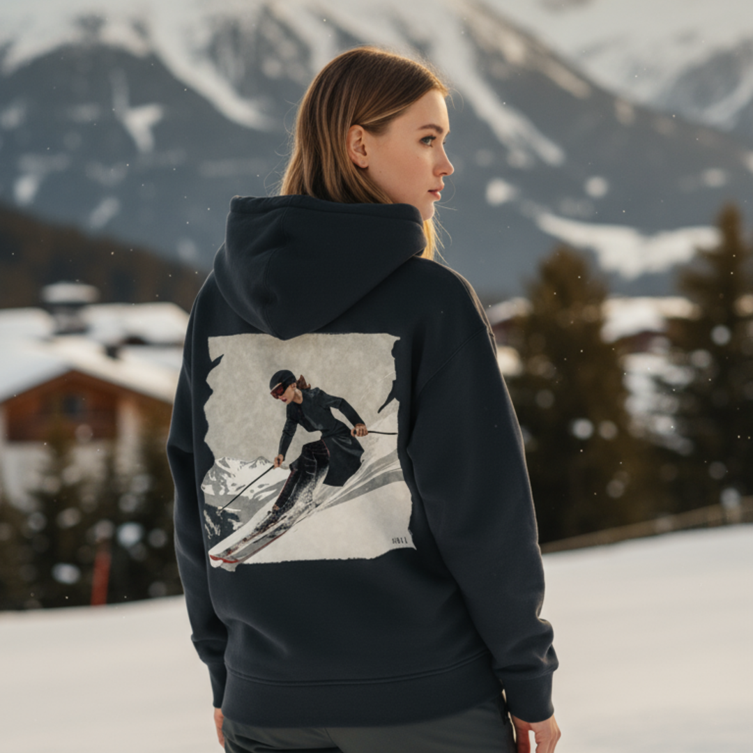 Oversized Hoodie CHAOS COORDINATOR in Off-Black | Limited #011